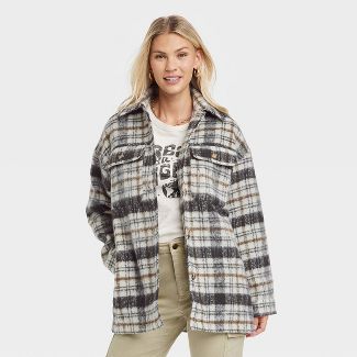 Women's Brushed Shacket - Universal Thread™ | Target