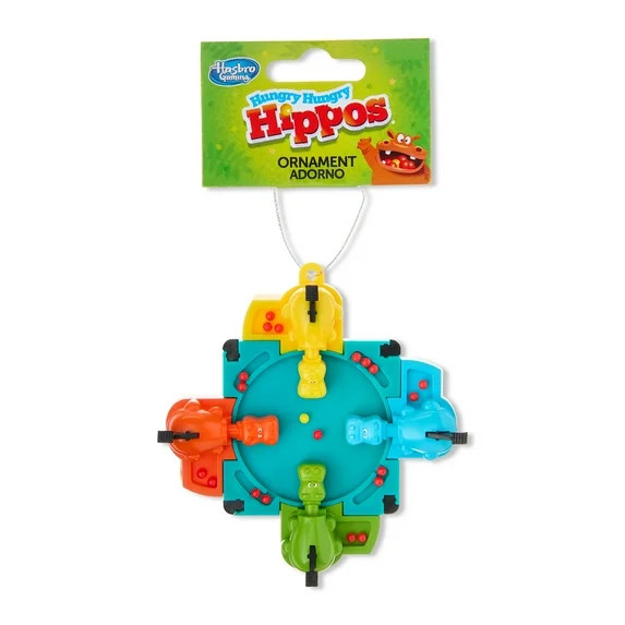 Hungry Hippos Holiday Decoupage Ornament, Blue, Plastic, by Ruz - Walmart.com | Walmart (US)