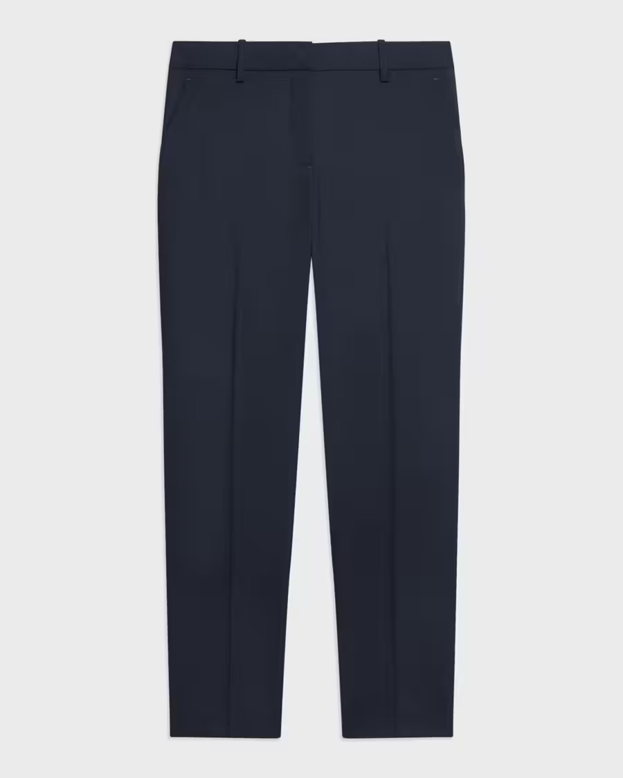 Blue Good Wool Treeca Pant | Theory | Theory UK
