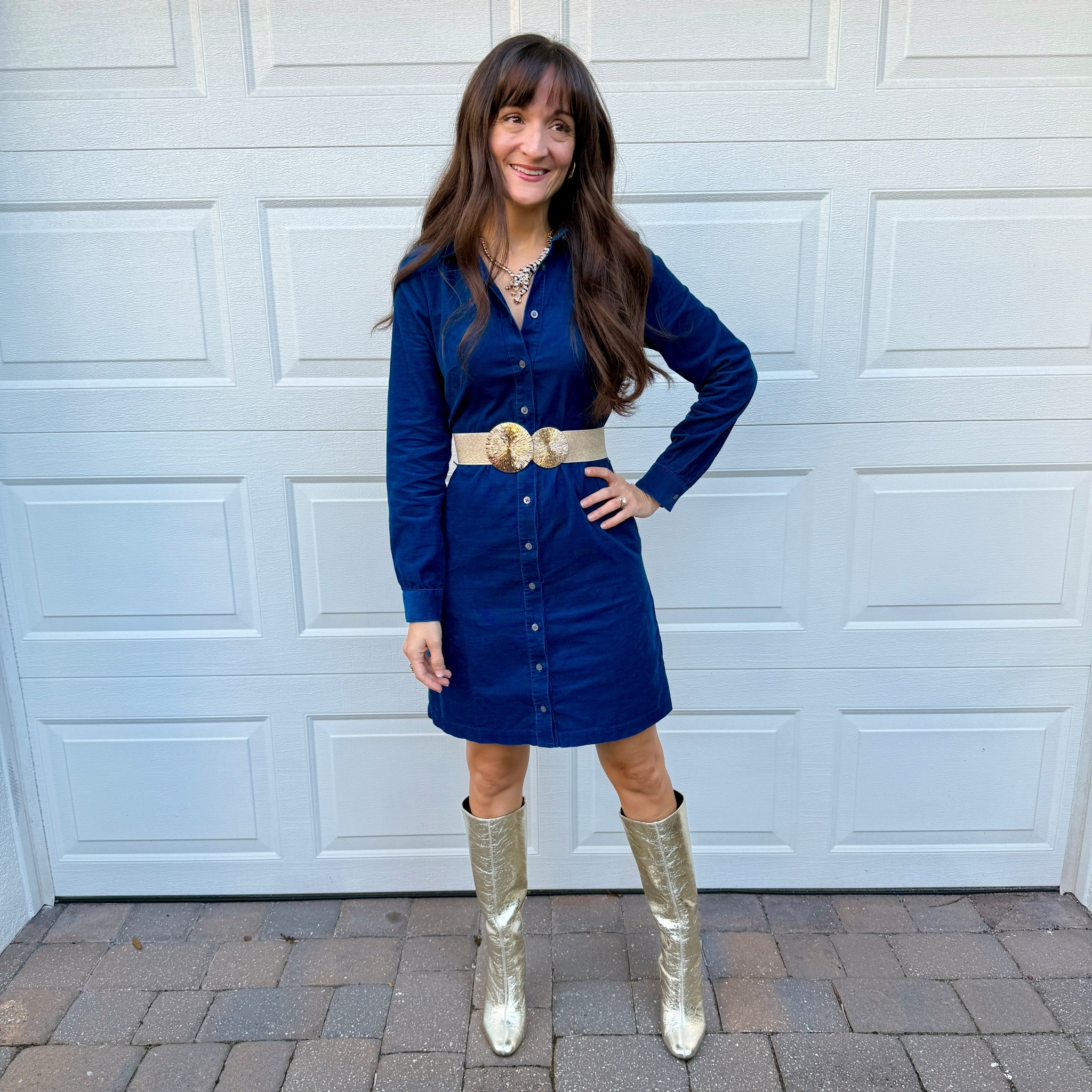 Dress is on clearance for 60% off!  Runs TTS  

#LTKWorkwear #LTKSaleAlert #LTKFindsUnder50