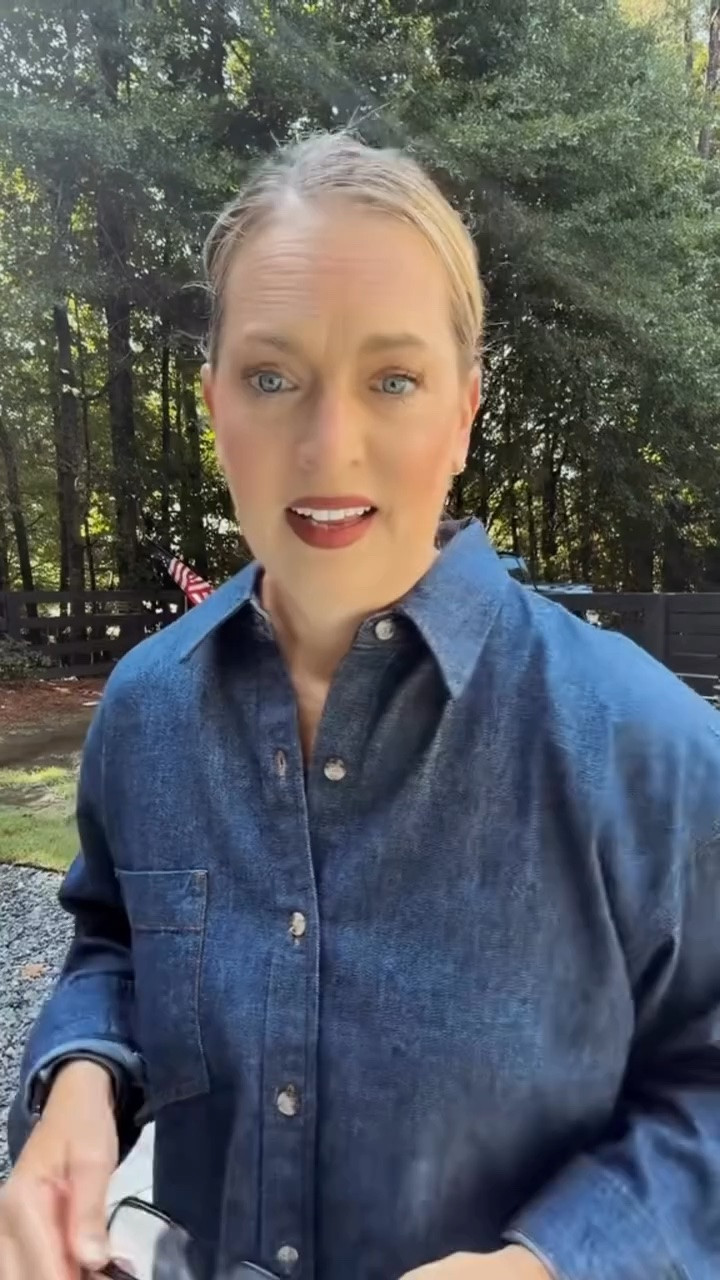 Really seeing how badly I need this… 🐅

Follow @shoppixieco for modern, wearable outfit ideas for women in midlife. 👋 I’m Jill, a 50-something style lover who believes we can dress our age—just cooler.

I finally updated one of those wardrobe staples that never goes out of style but occasionally needs a refresh: the denim shirt.

I retired a couple that had been hanging in my closet for more than 10 years and replaced them with this new one from Aritzia. I’m thrilled with it! The darker denim and oversized fit feel modern, and I’ll wear it as both a shirt and a lightweight jacket heading into fall.

I paired it with these trending satin lace shorts in the prettiest butter yellow—and I just noticed they’re on sale! Add simple black flip-flops, and it’s exactly the kind of outfit I love: classic, casual and wearable, with just enough of a current trend to keep it interesting.

The only thing that could make it better? Carrying that big tiger tote. 🐅

Comment PIXIE for the links.

That’s my approach to style at @shoppixieco : I’ll lean into the trends I genuinely love, but I never feel like I have to try every single one. If that sounds like your kind of midlife style, I’d love for you to follow along.

#MidlifeStyle #Over50Style #FashionOver50 #WomenOver50 ModernMidlife CasualChic WearableStyle DenimShirt FallOutfitIdeas MidlifeFashion