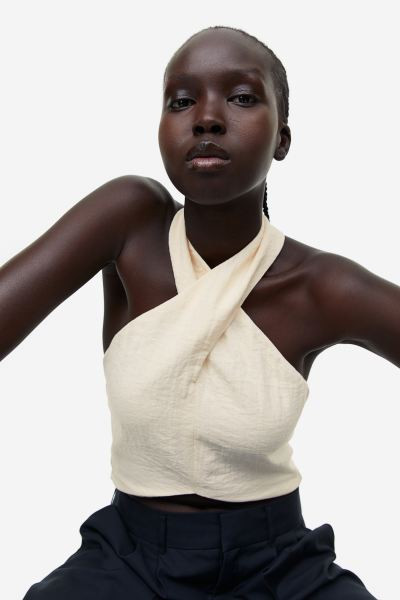 Halterneck Crop Top | H&M (US + CA)