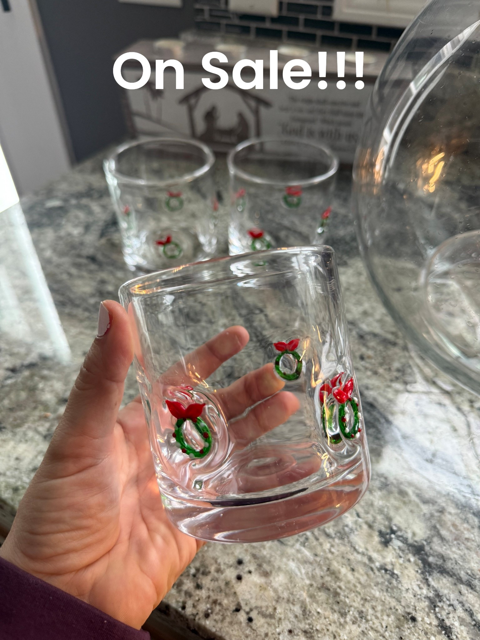 The cutest Christmas glasses! My daughters loved them!! And they’re on sale now! 

#LTKHoliday