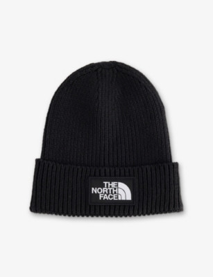 Kids' TNF Box-Logo Knitted Beanie Hat | Selfridges