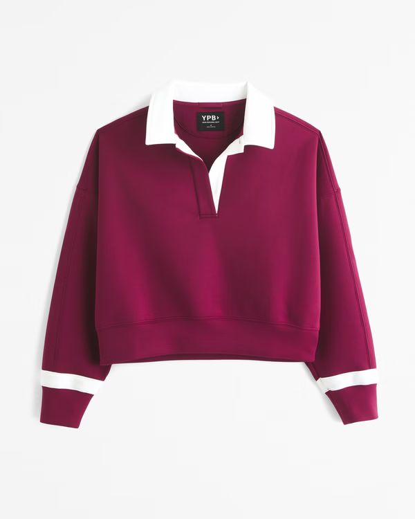 YPB neoKNIT Polo Sweatshirt | Abercrombie & Fitch (US)