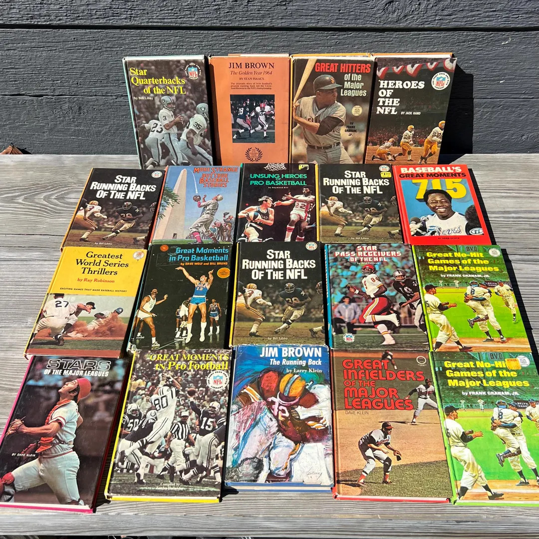 Vintage Sports Books! (priced per Book) Hardcover - Etsy Canada | Etsy (US)
