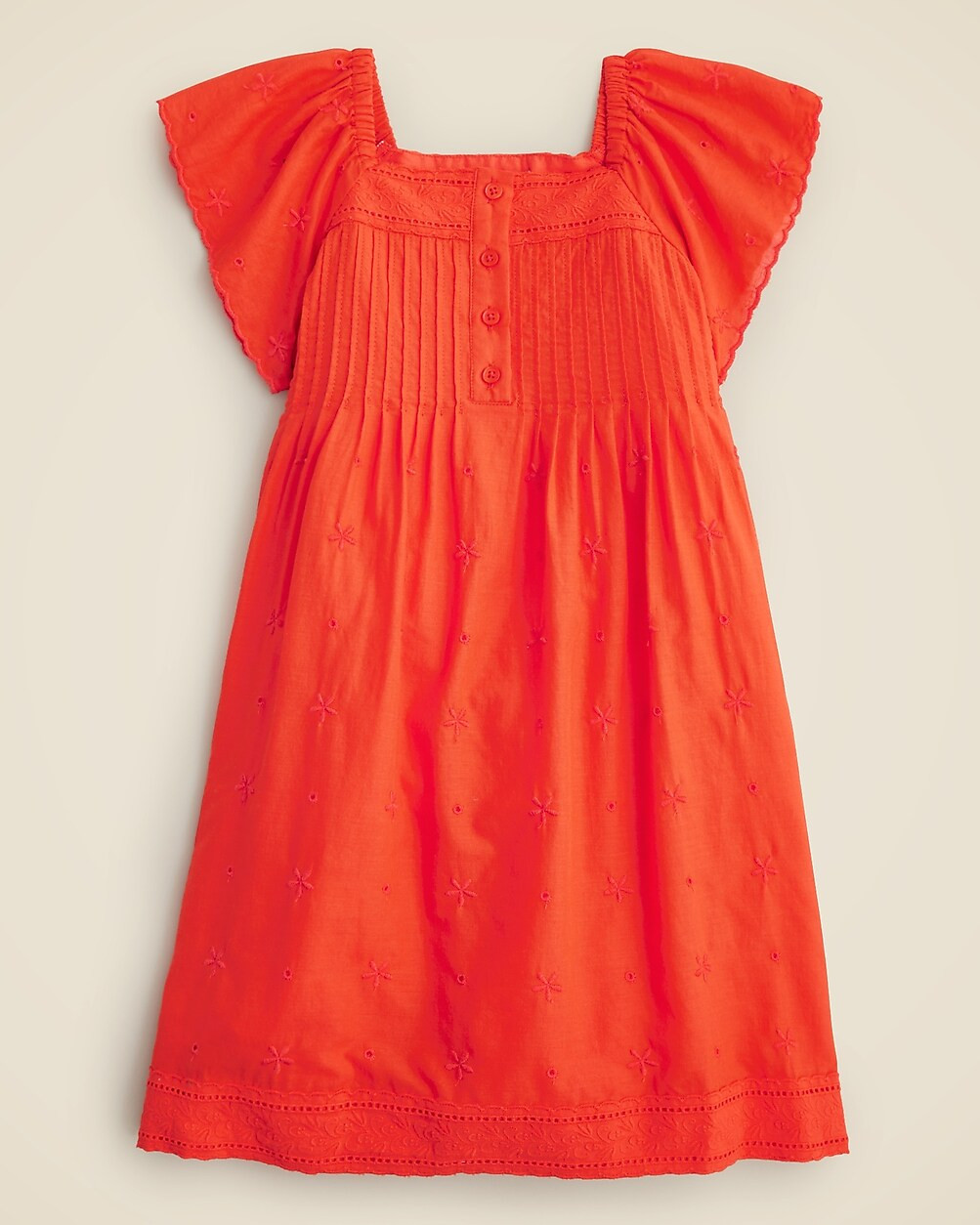 Girls' embellished flutter-sleeve dress | J. Crew US