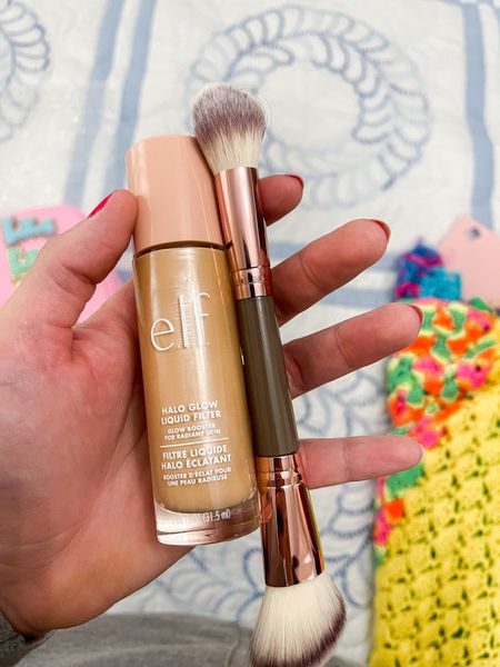 Elf halo liquid foundation and double ended makeup brush 


#LTKstyletip #LTKbeauty #LTKsalealert