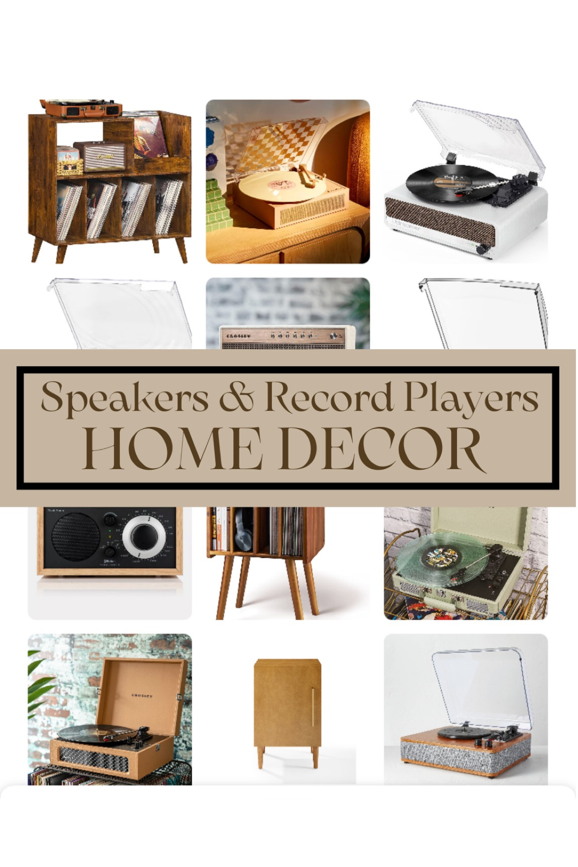 Speakers & Record Players Home Decor

#LTKGiftGuide #LTKhome #LTKHoliday