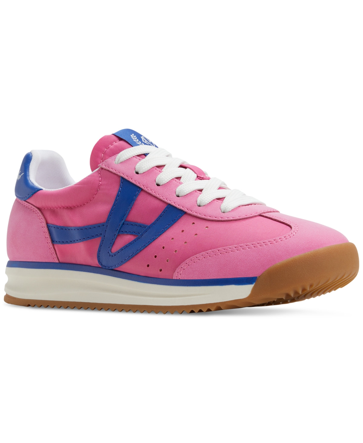 Aldo Women's Stepcount Lace-Up Jogger Sneakers - Pink Woven | Macy's