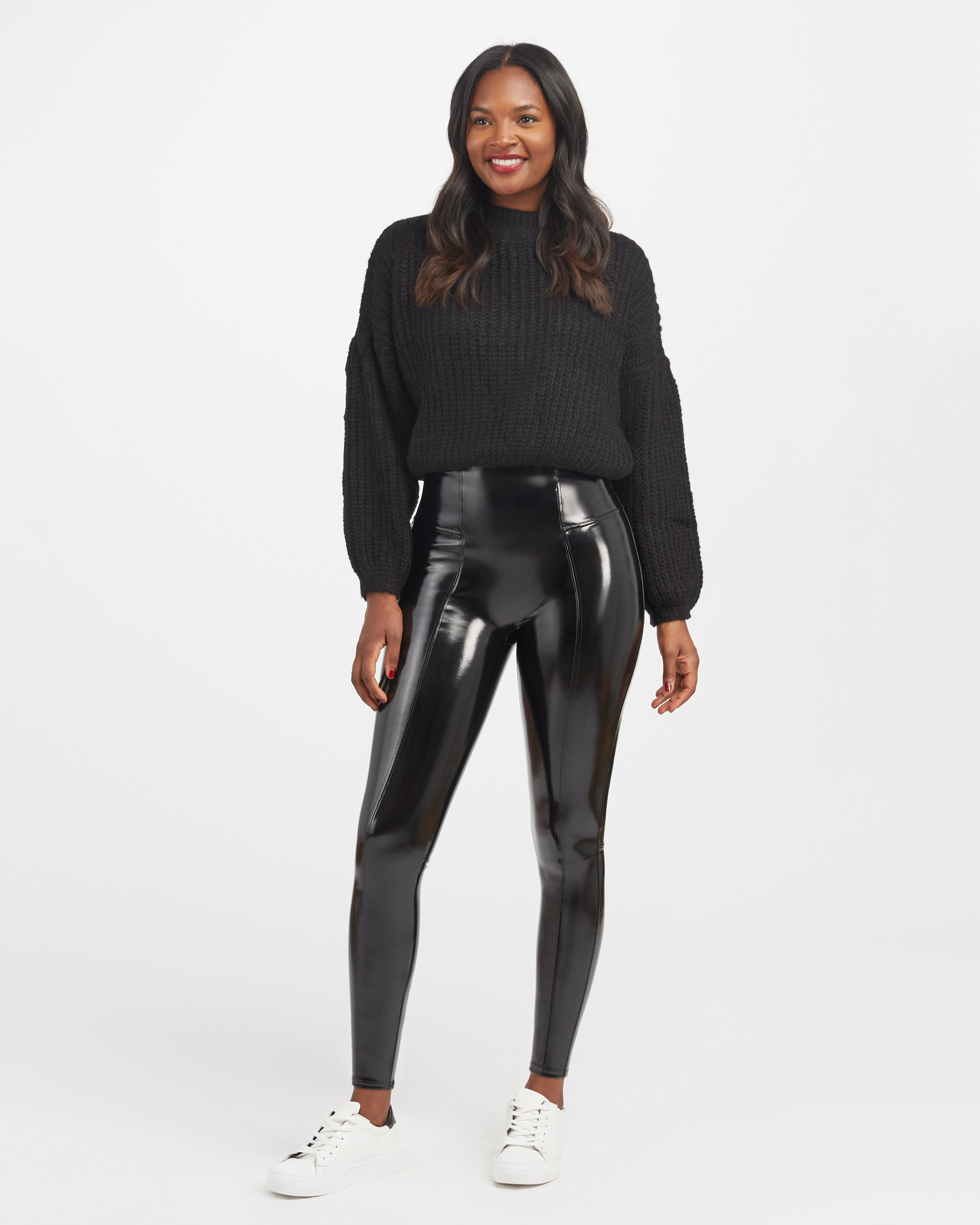 Faux Patent Leather Leggings | Spanx