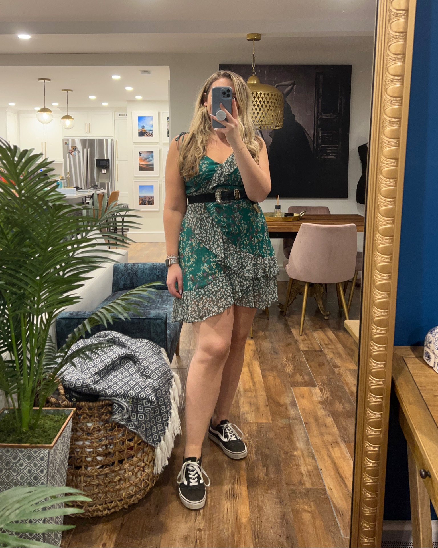 Vegas outfit / midsize style / mini dress / Anthropologie 

#LTKstyletip #LTKtravel #LTKunder100