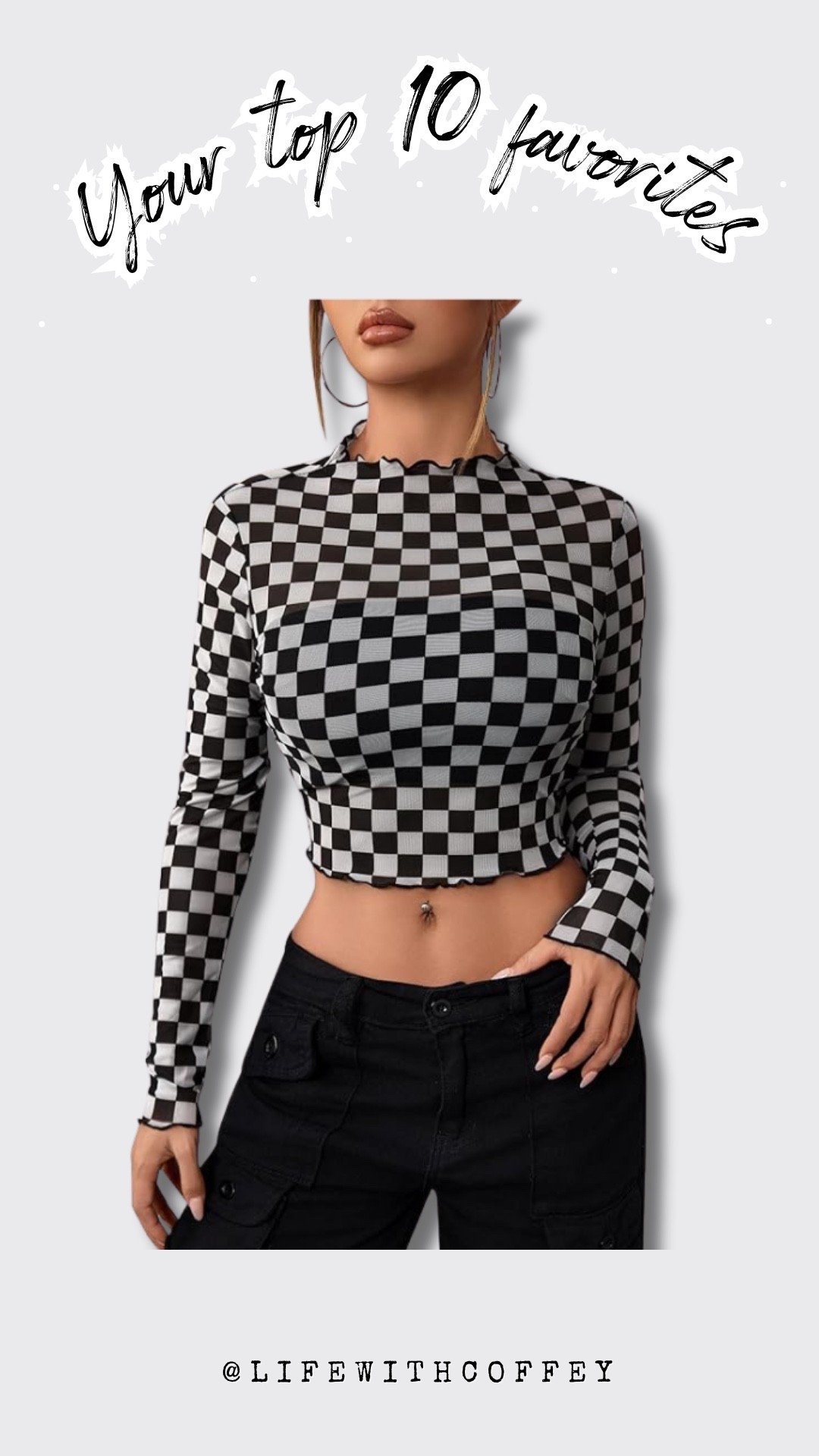 Checkered mesh top, I’m wearing the size Medium. Perfect under shirt!

#LTKStyleTip #LTKFindsUnder50 #LTKParties
