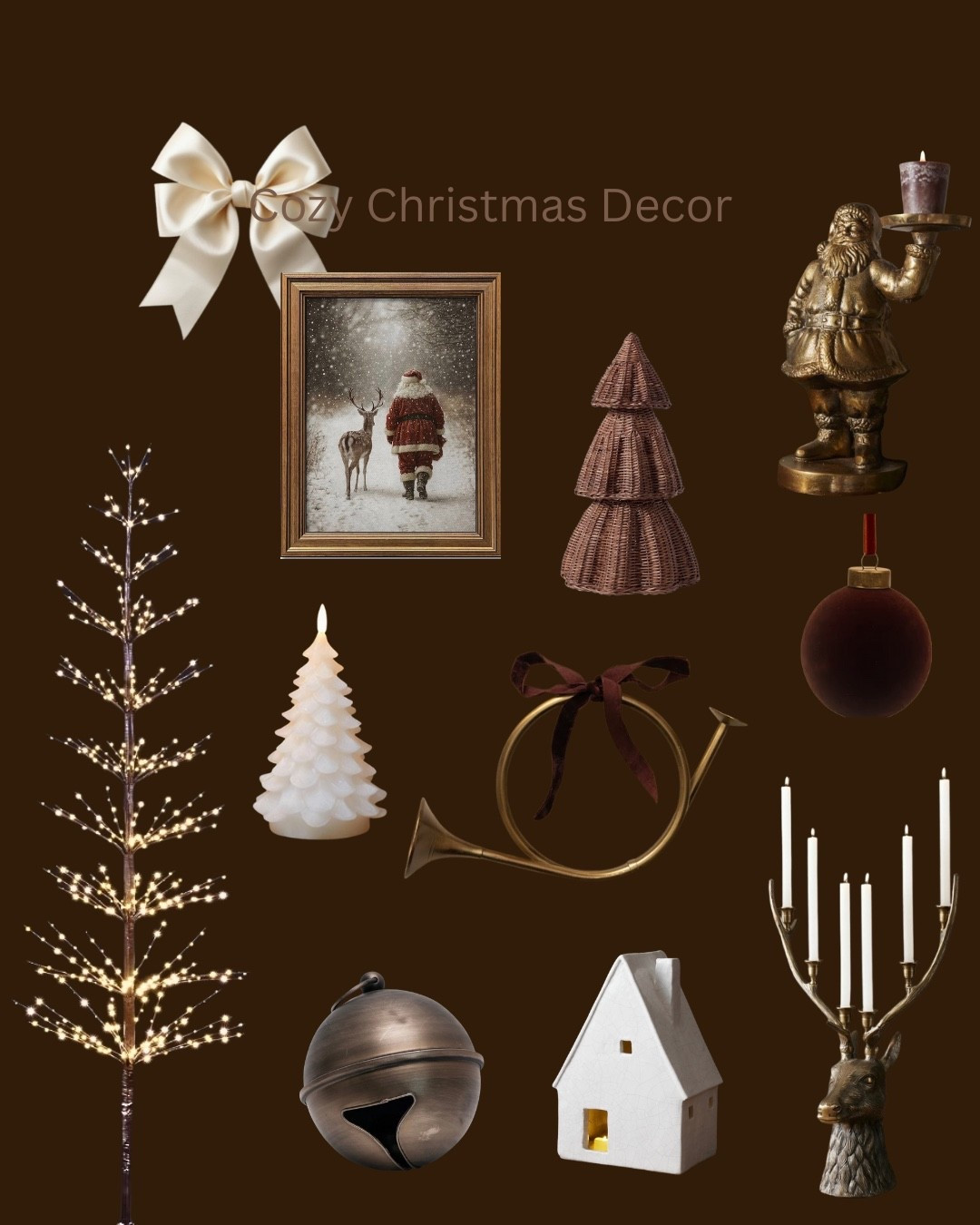 Cozy Christmas decor 

•Christmas decor •vintage Christmas •Christmas 2025 •French horn 

#LTKHome #LTKHoliday #LTKSeasonal