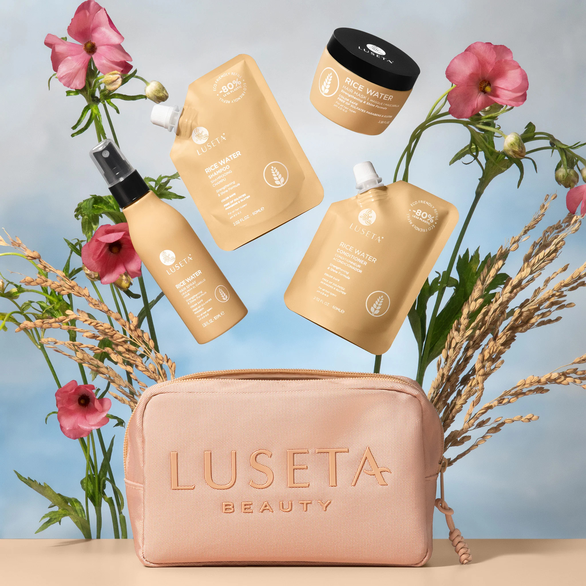 Rice Water Jet-Set Strengthen & Shine Kit | Luseta Beauty