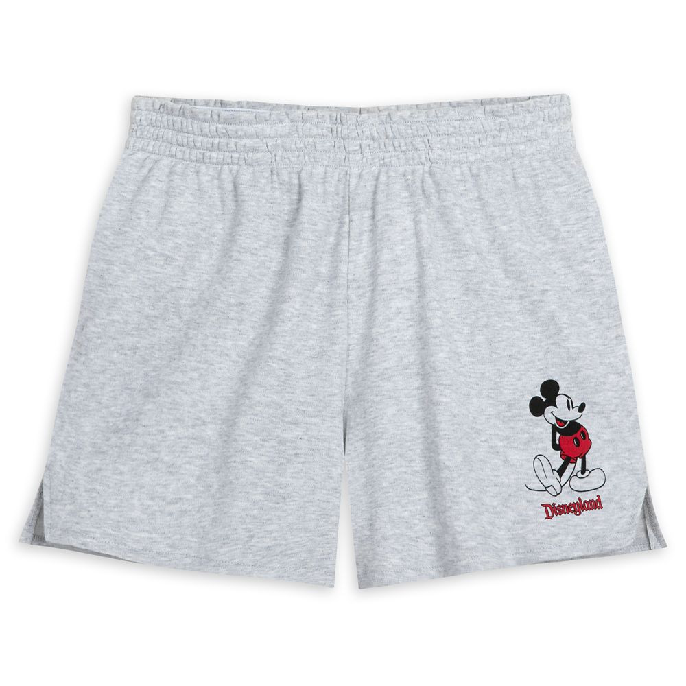 Mickey Mouse Standing Family Matching Shorts for Women – Disneyland – Gray | Disney Store