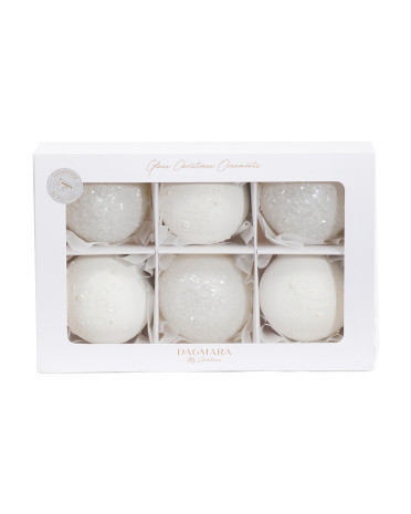 Handcrafted In Poland Set Of 6 Glass Ornaments | Pillows & Decor | Marshalls | Marshalls