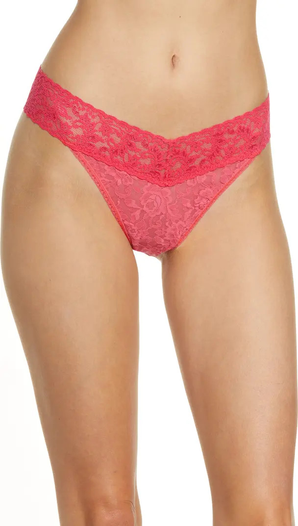 Original Rise Lace Thong | Nordstrom