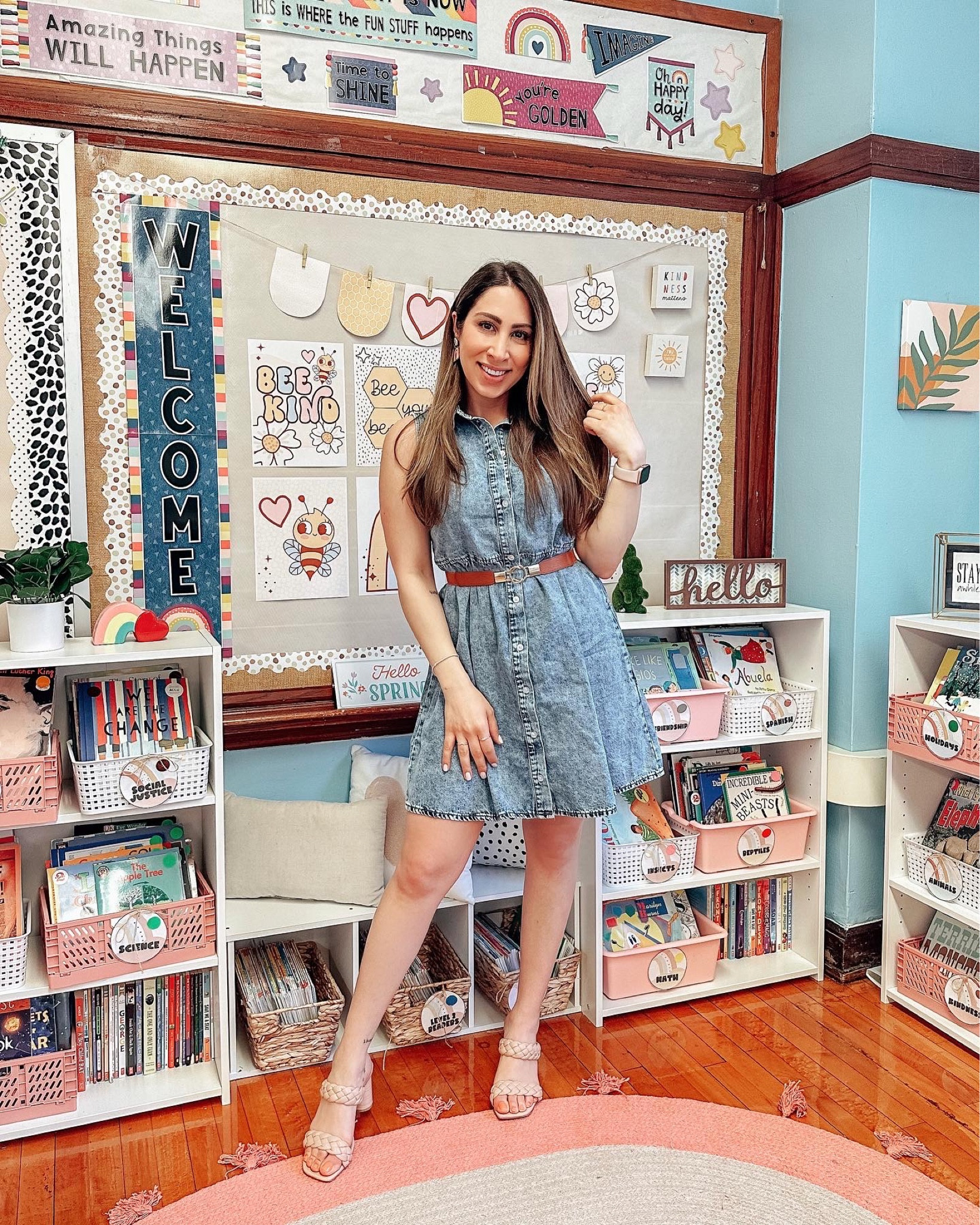 Cutest denim dress! Wearing my true size: small 

#LTKfit #LTKFind #LTKitbag