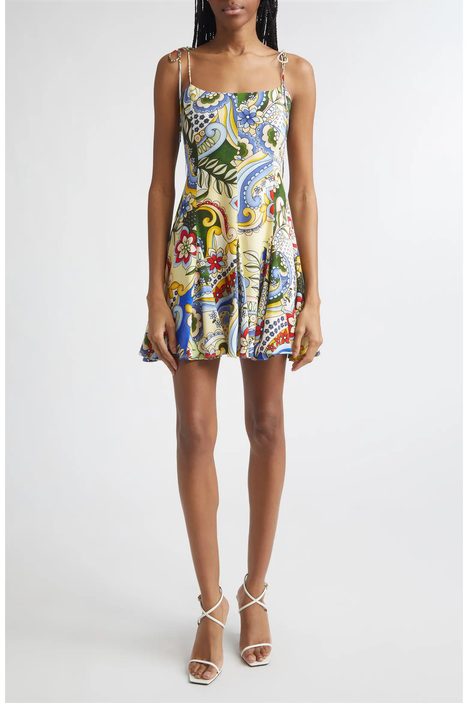 Floral Tie Strap Minidress (Women) | Nordstrom | Nordstrom