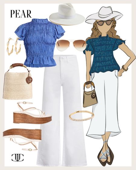 Dressing for your body type is key to looking balanced and fabulous  in the clothes you wear. 

 White denim, espadrilles, blouse, casual outfit, body type, spring outfit

#LTKover40 #LTKstyletip #LTKshoecrush