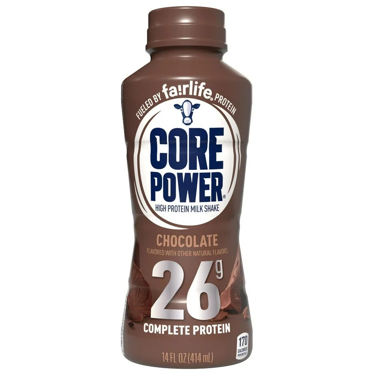 Core Power Protein Shake with 26g Protein by fairlife Milk, Chocolate, 14 fl oz | Walmart (US)