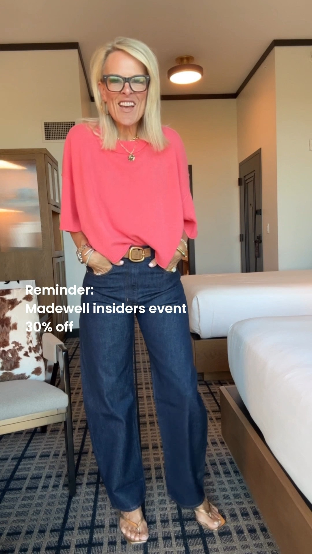 Reminder : madewell insider event for insiders you can get 30% off sitewide, some exclusions apply. This denim is already on sale and insiders can take an additional 30% off.

Was $148, now $73!! 

#LTKFindsUnder100 #LTKOver40 #LTKSaleAlert