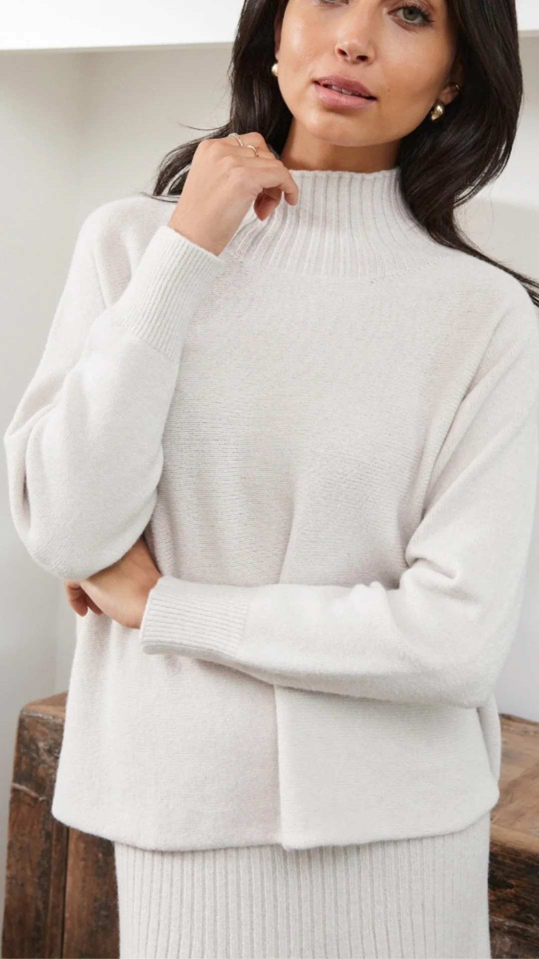 ALMA SWEATER - IVORY | Charli