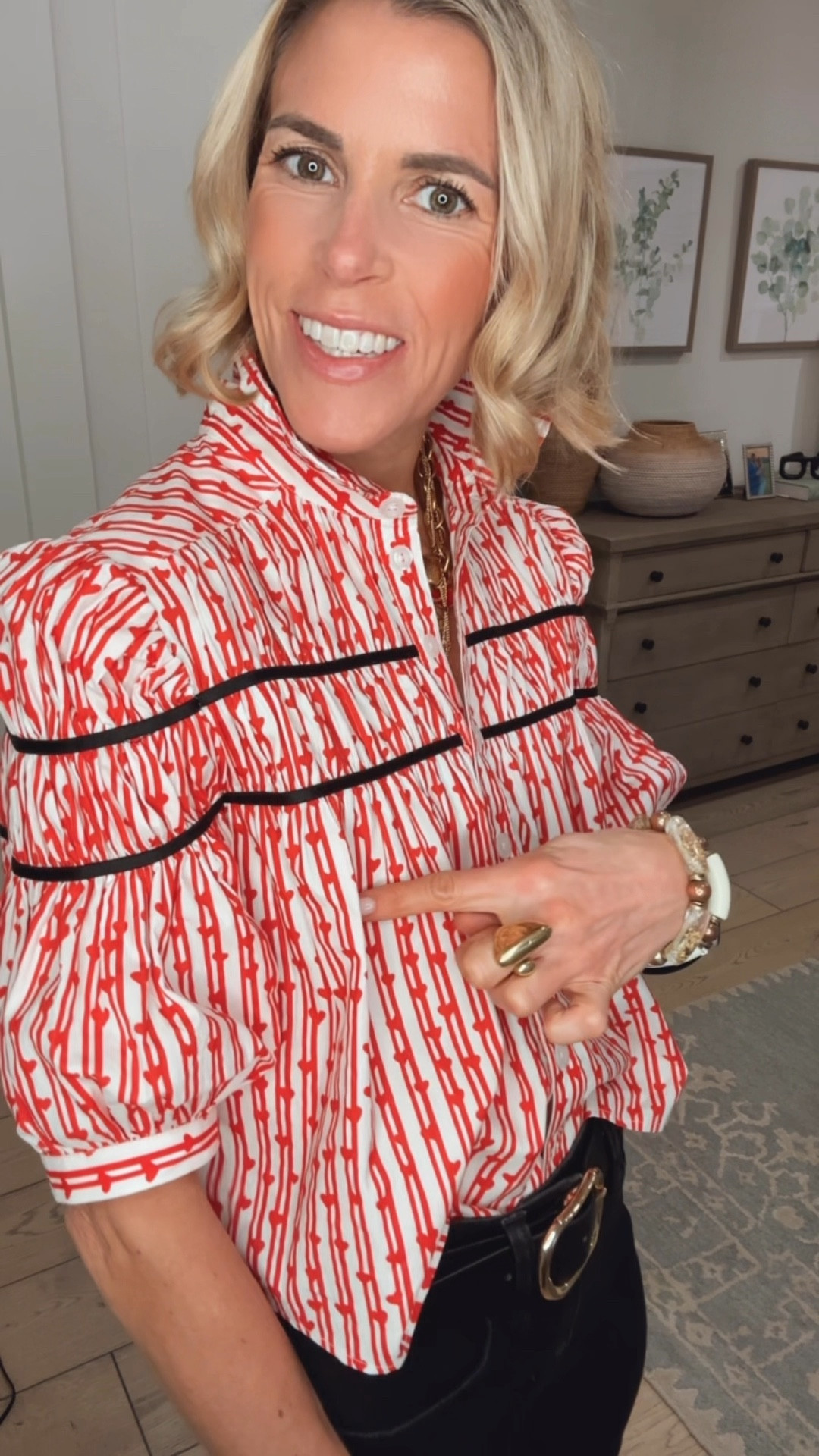 This little ❤️ blouse is perfection!  Perfect for Valentine’s Day and beyond. Super versatile and yet doesn’t scream Valentine’s Day!! 🫶🏻

#LTKStyleTip #LTKOver40 #LTKWorkwear