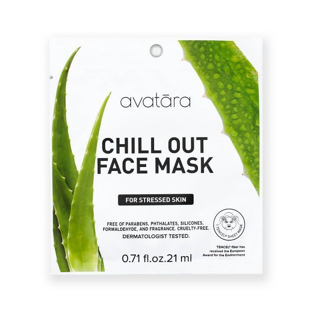 Unscented Avatara Chill Out Face Mask For Stressed Skin - 0.71 fl oz | Target