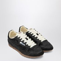 Autry Black Windspin Sneakers In Pony Hair | Balardi (US & Canada)