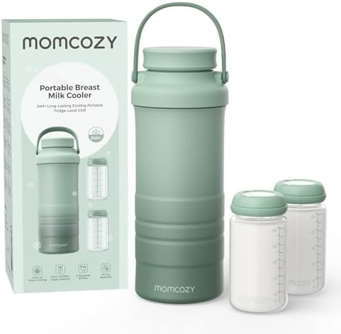 Momcozy 22oz Portable Breast Milk Cooler for Outdoor, Life Saver with 360° Total Cooling for 24 ... | Amazon (US)