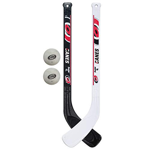Franklin Sports NHL Carolina Hurricanes Mini Hockey 2 Piece Player Stick Set | Amazon (US)