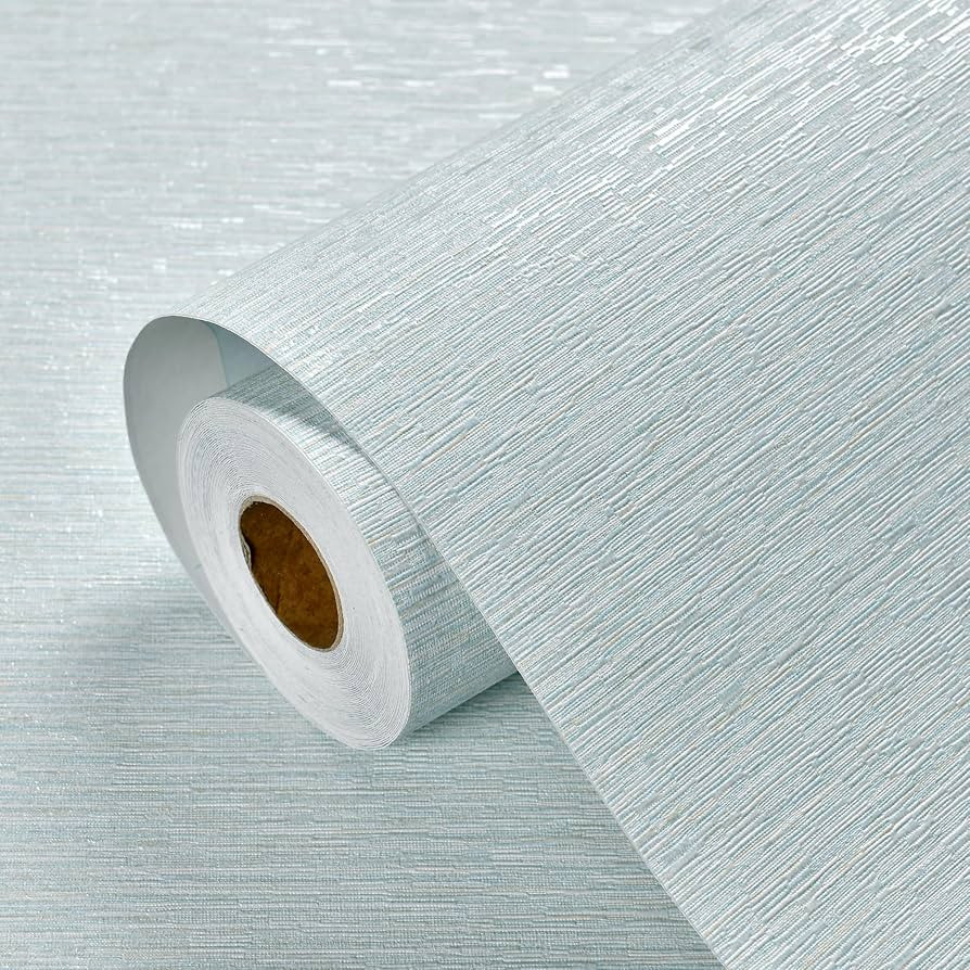 Haimin Grasscloth Wallpaper Peel and Stick 20.9in X 393in Fabric Contact Paper Wall Paper Texture... | Amazon (US)