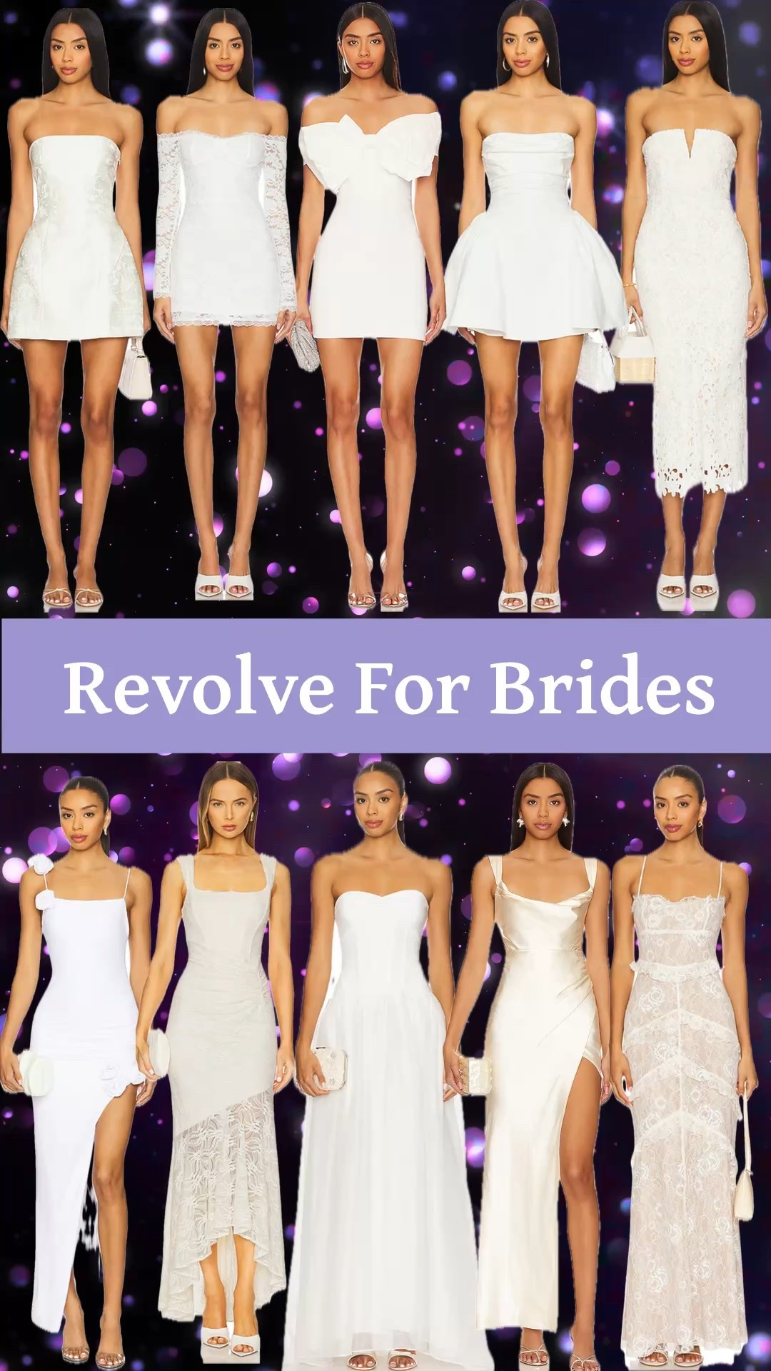 Revolve white dresses for the bride to be. 

#LTKWedding #LTKFindsUnder100 #LTKSeasonal
