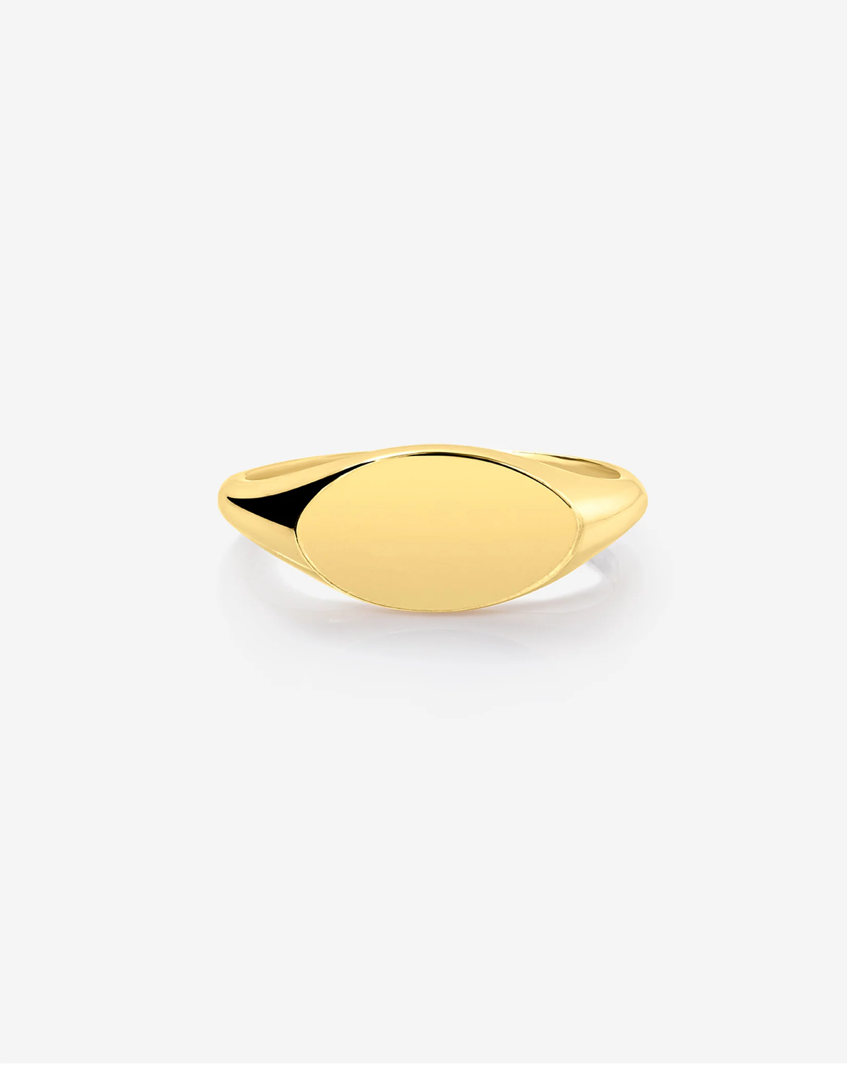 Engravable Gold Signet Ring | Ring Concierge