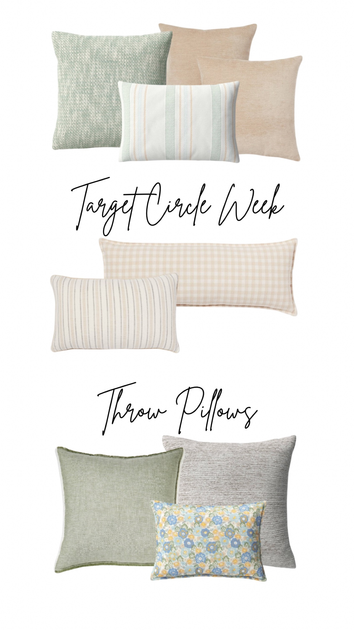 Add a little pop of color or some texture to any room using throw pillows. So much easier to change than paint color when you get sick of it. Here’s a round up of what I’m currently using in my house — can you tell I’m super into muted greens right now? 

#LTKSummerSales #LTKHome