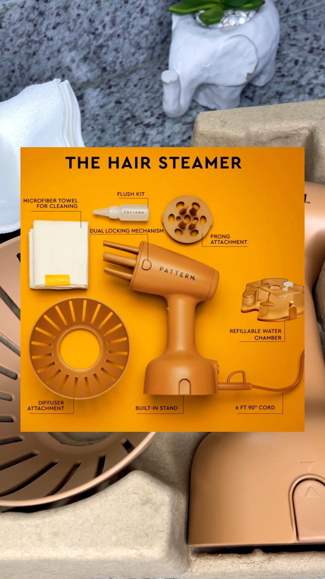 I’m loving the Pattern Beauty Hand Held Steamer. My clients and I get the best results pairing it with either the: Bounce Back Pre Poo or Breakage Barrier Hair Mask 💛💛
#hairstylist #celebrityhairstylist #patternbeauty #hairsteamer #hairtreatment 

#LTKgrwm #LTKselfcare #LTKBeauty