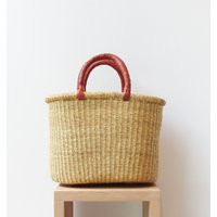 Bolga Oval Bag // Shopping | Etsy (US)