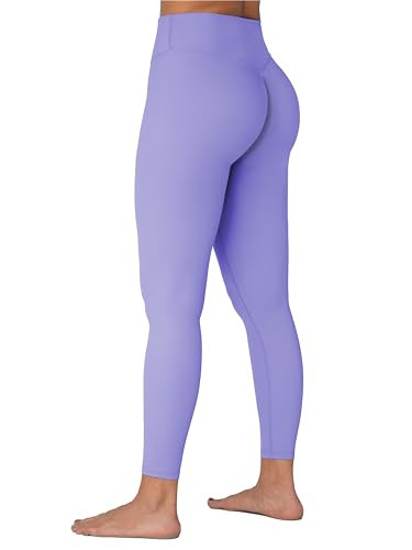 Sunzel Workout Leggings for Women Butt Lifting, Scrunch Butt Tummy Control Gym Leggings, High Waisted Squat Proof Yoga Pants 28" Periwinkle Small | Amazon (US)