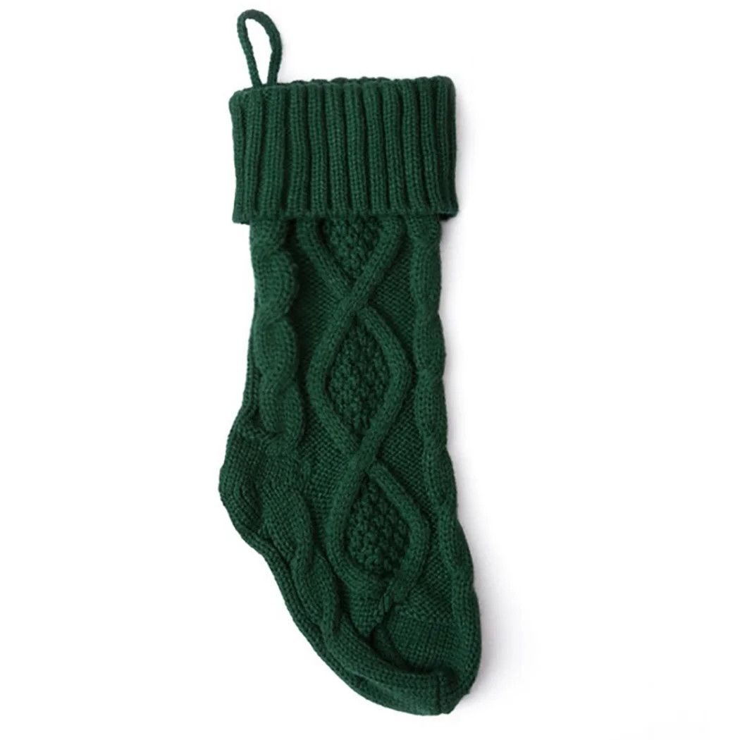 14.57'' Christmas Stockings, Personalized Cozy Cable Knit Hanging Stocking Christmas Gift Bag for... | Walmart (US)