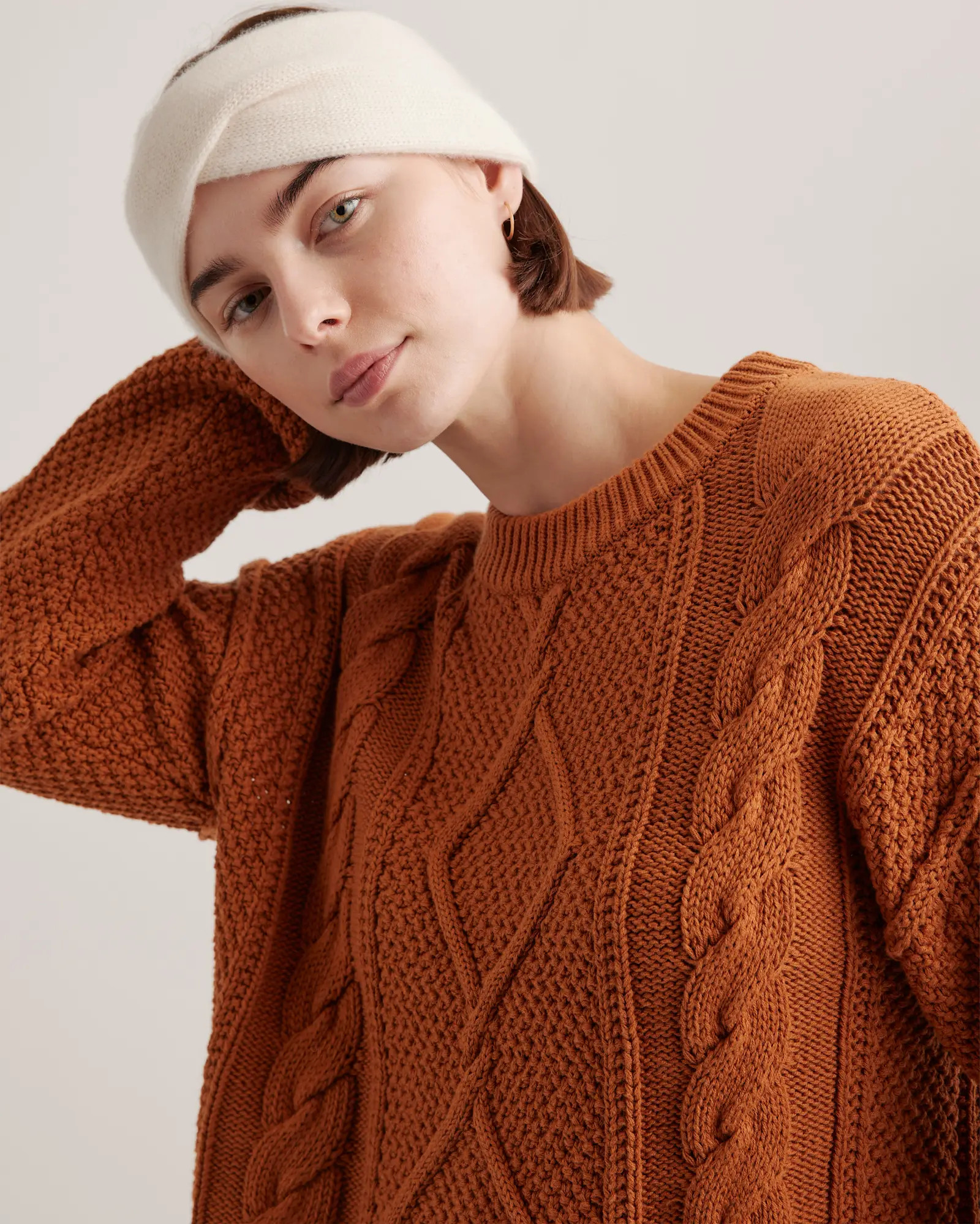 Mongolian Cashmere Twist Headband | Quince