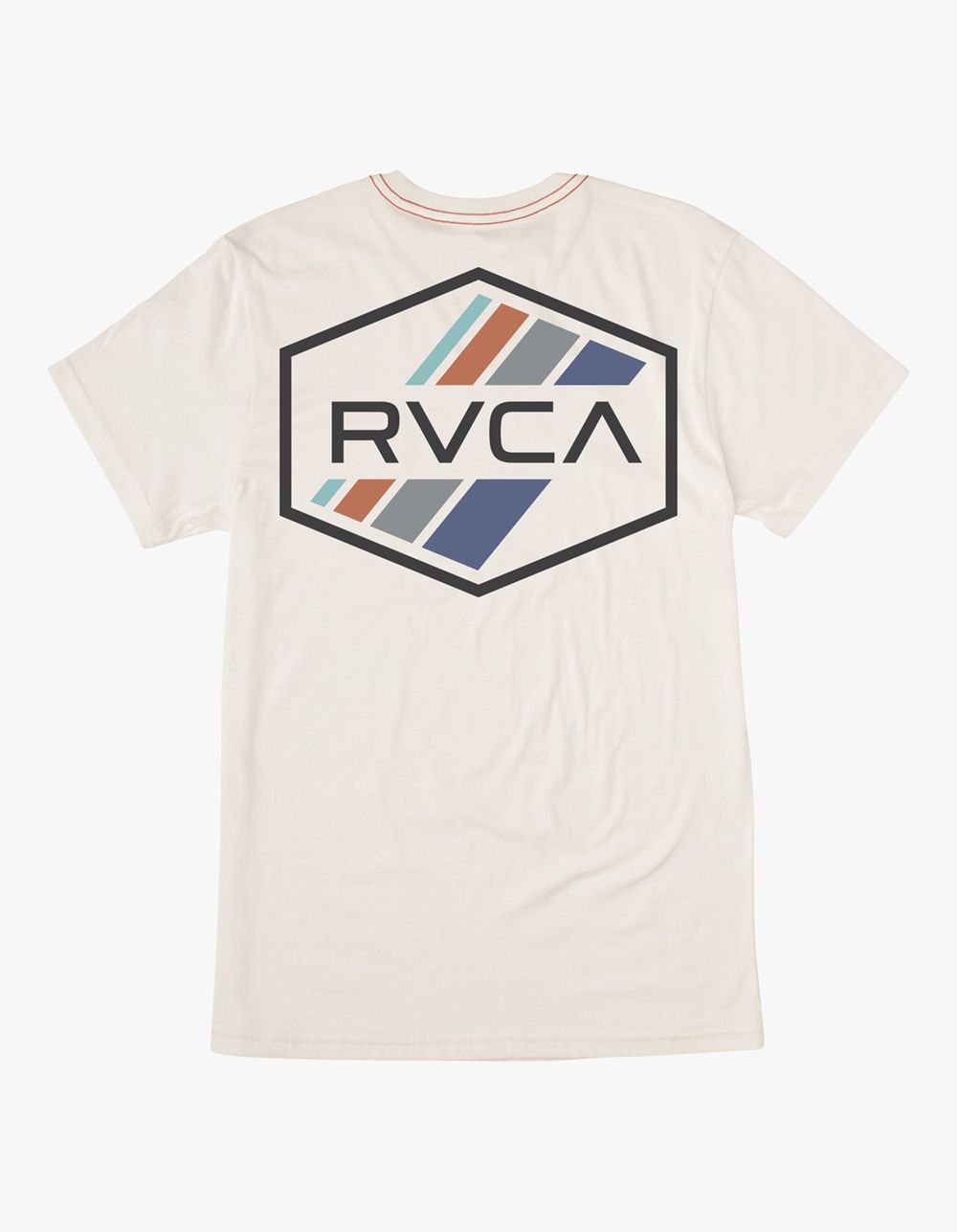 RVCA Stripe Hex Mens Tee - ANTIQUE WHITE | Tillys | Tillys