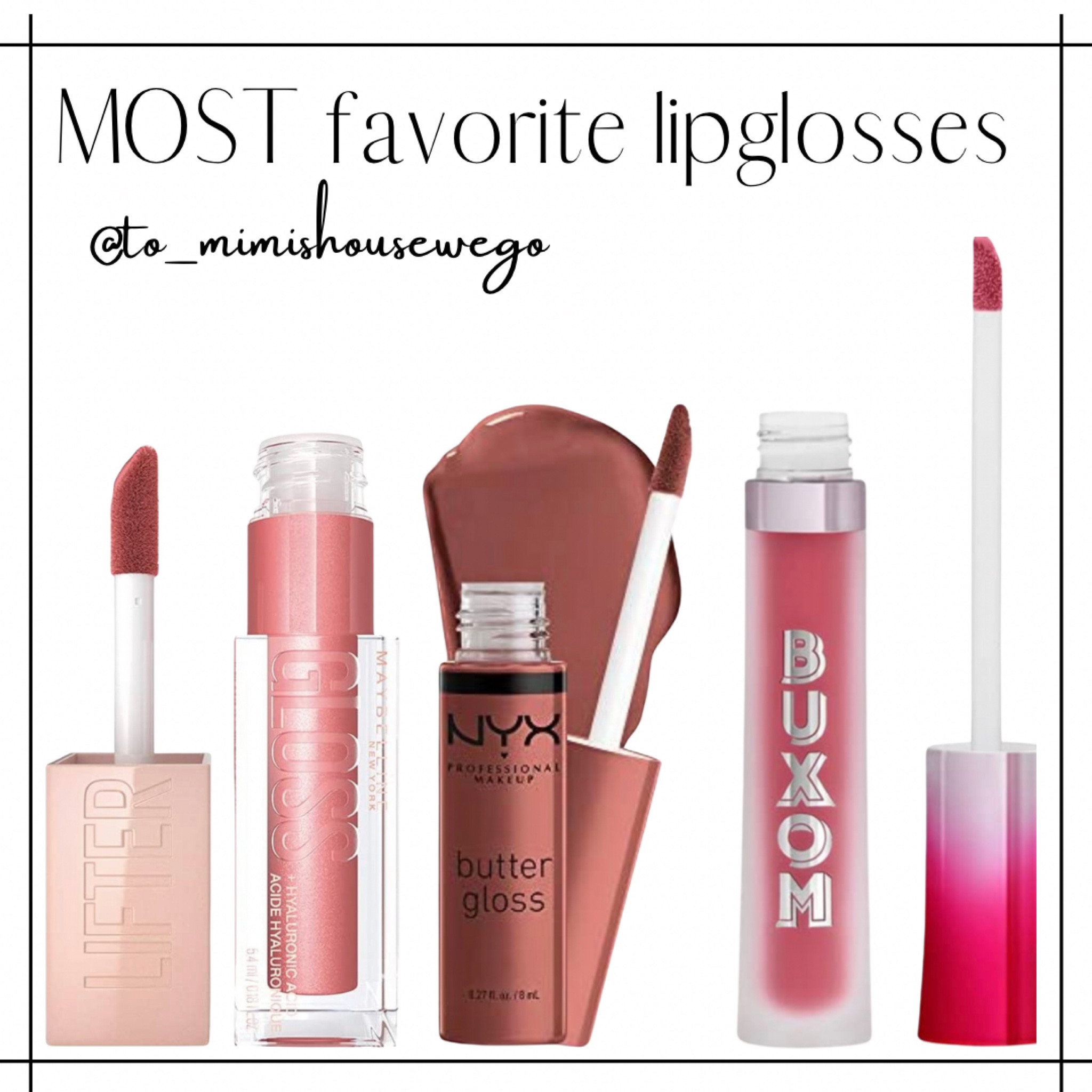 Favorite lipglosses

#LTKGiftGuide #LTKstyletip #LTKbeauty