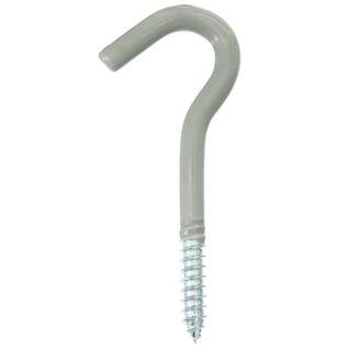 Everbilt 3-3/4 in. Vinyl Coated Steel Screw-In Plant Hook 30 lbs 01212 - The Home Depot | The Home Depot
