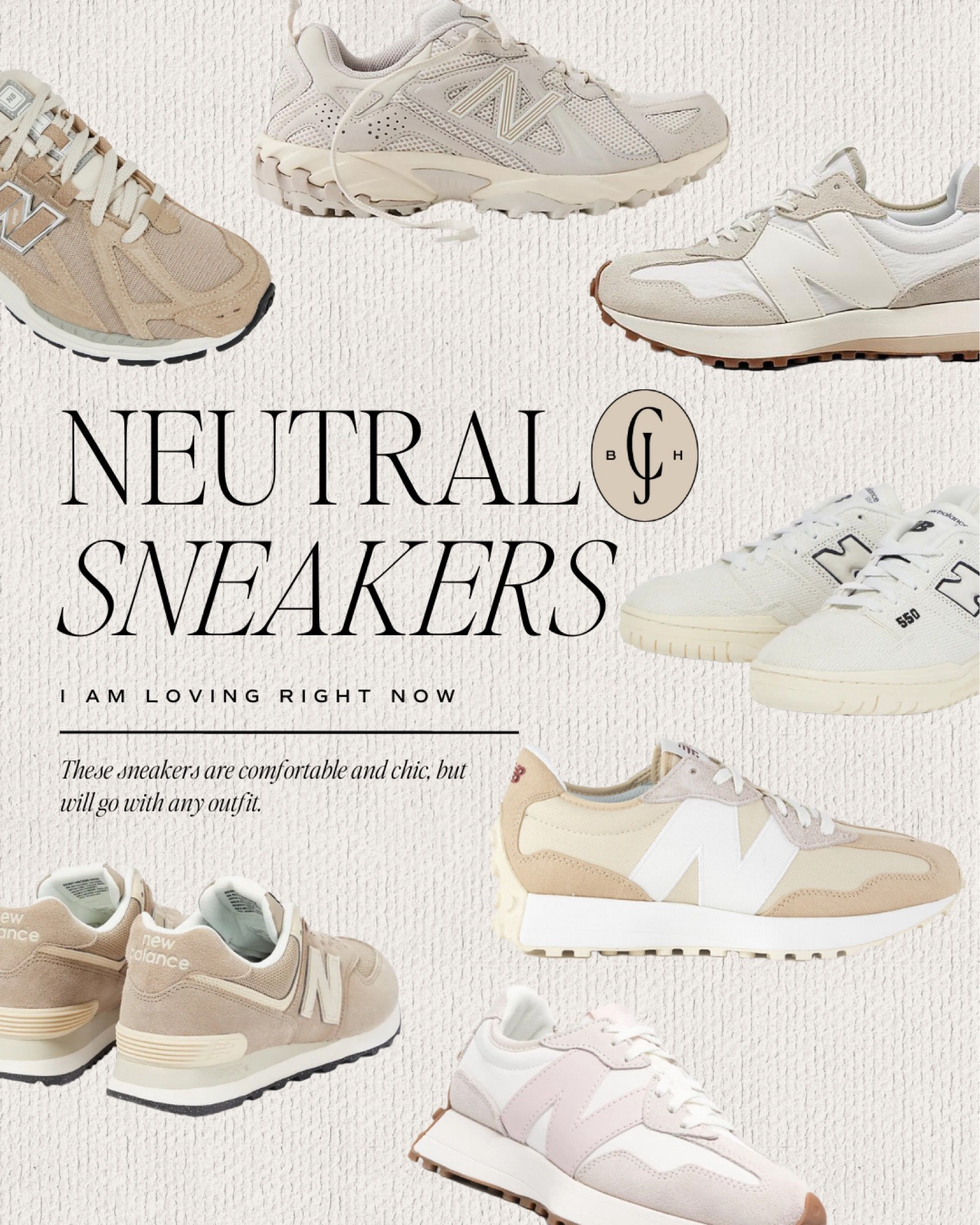 Neutral sneakers I'm loving 