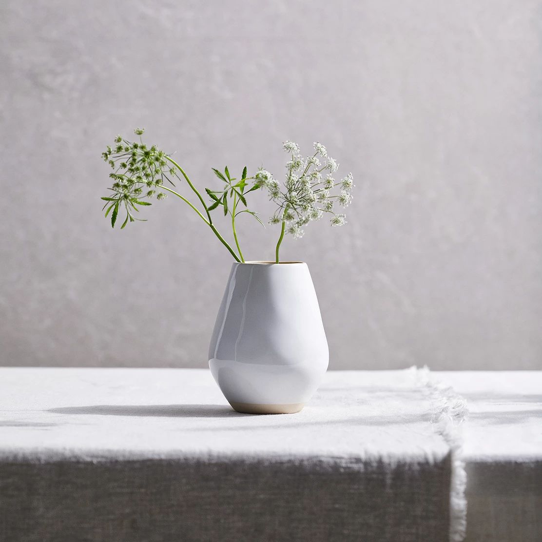 Albury Ceramic Small Vase | The White Company (UK)