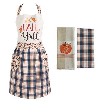 It&#39;s Fall Y&#39;all Apron &#38; Kitchen Towels Set - Design Imports | Target
