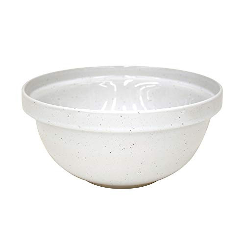 Casafina Large Ceramic Mixing Bowl - 6.6Qt | Fattoria Collection - White | Stoneware Mixing Bowl Ceramic | Food Safe Glazing | Microwave & Dishwasher Safe | Restaurant Quality Bread Mixing Bowl | Amazon (US)