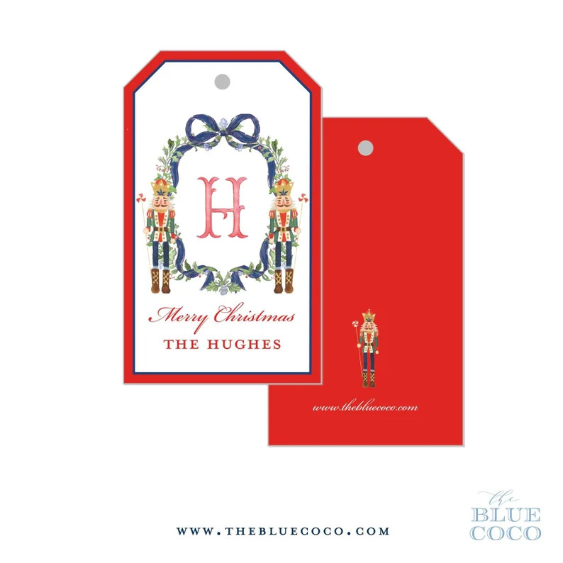Nutcracker Crest Gift Tags | Set of 16 - Etsy | Etsy (US)